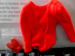red leotard solo back